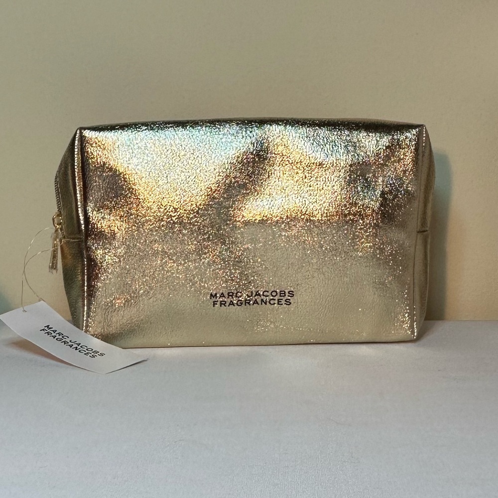 Marc Jacobs Gold Cosmetic bag